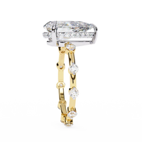 Celestial Crown Pear Lab Grown Diamond Ring - Ophiratbf