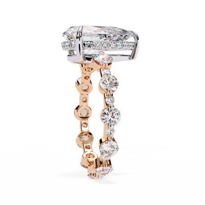 Starlit Pear Lab Grown Diamond Ring