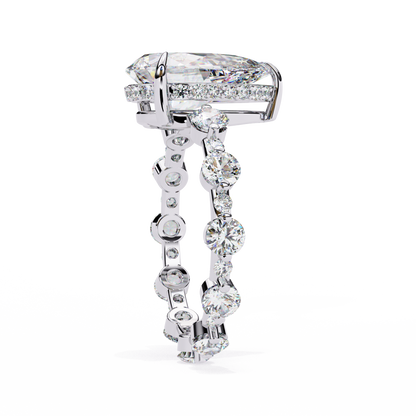 Starlit Pear Lab Grown Diamond Ring