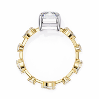 Gala Emerald Pear Lab Grown Diamond Ring - Ophiratbf