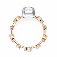 Gala Emerald Pear Lab Grown Diamond Ring - Ophiratbf