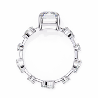 Gala Emerald Pear Lab Grown Diamond Ring - Ophiratbf