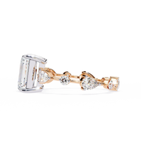 Gala Emerald Pear Lab Grown Diamond Ring - Ophiratbf