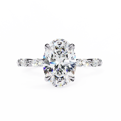 Elysian Marquise Oval Lab Grown Diamond Ring