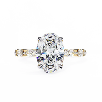 Elysian Marquise Oval Lab Grown Diamond Ring - Ophiratbf