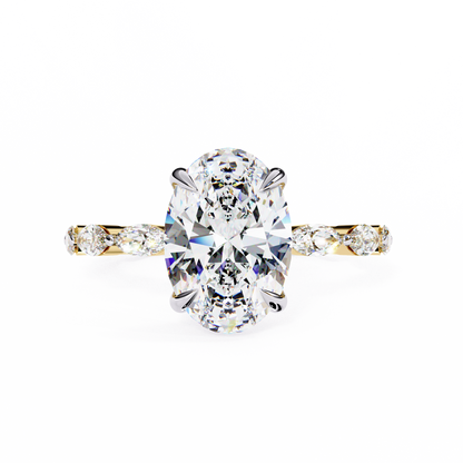 Elysian Marquise Oval Lab Grown Diamond Ring