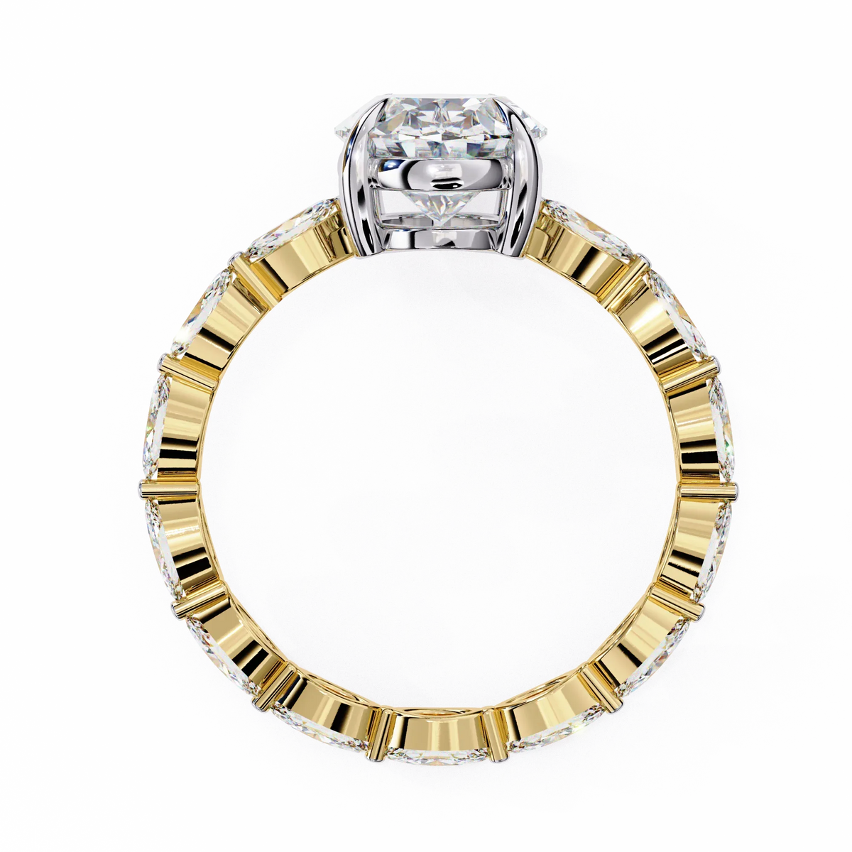 Elysian Marquise Oval Lab Grown Diamond Ring - Ophiratbf