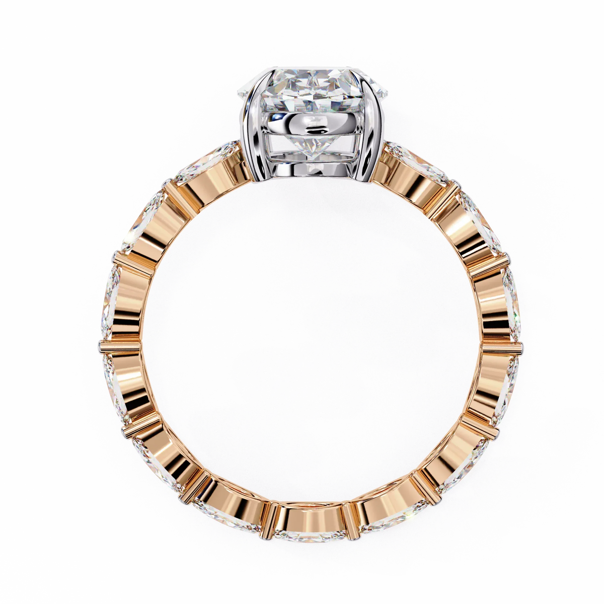 Elysian Marquise Oval Lab Grown Diamond Ring - Ophiratbf