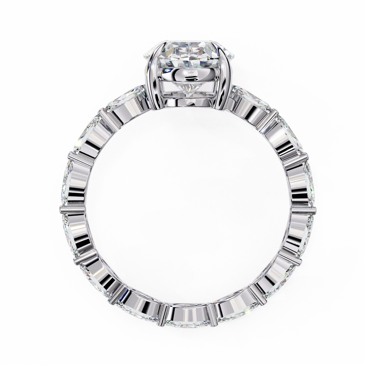 Elysian Marquise Oval Lab Grown Diamond Ring - Ophiratbf