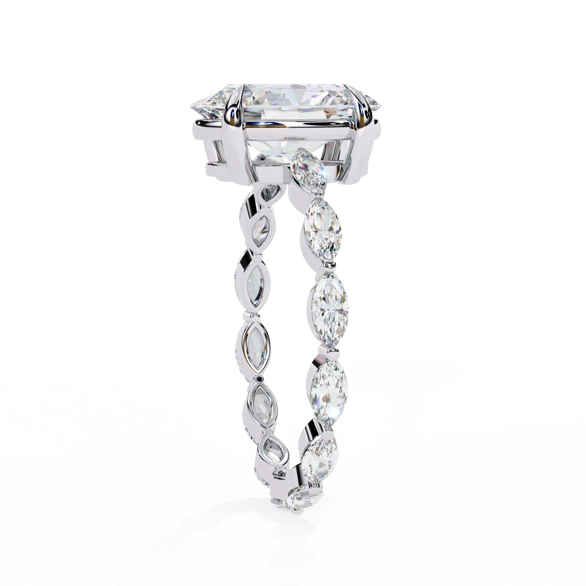 Elysian Marquise Oval Lab Grown Diamond Ring - Ophiratbf