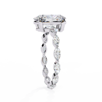 Elysian Marquise Oval Lab Grown Diamond Ring - Ophiratbf