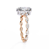 Elysian Marquise Oval Lab Grown Diamond Ring - Ophiratbf
