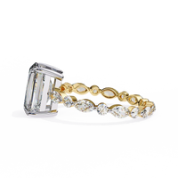 Luxe Prism Radiant Lab Grown Diamond Ring - Ophiratbf