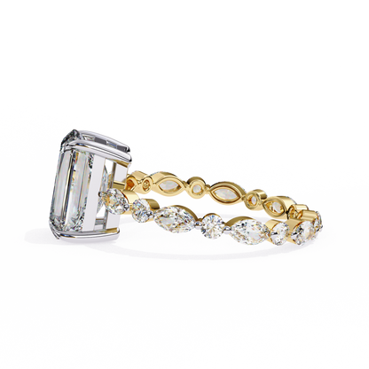 Luxe Prism Radiant Lab Grown Diamond Ring