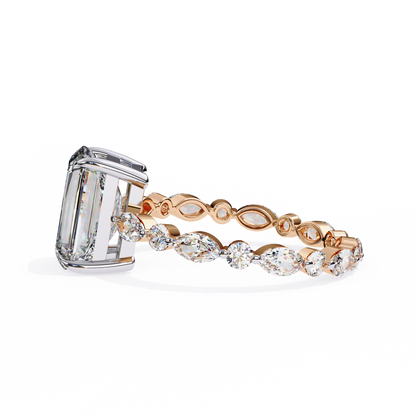 Luxe Prism Radiant Lab Grown Diamond Ring