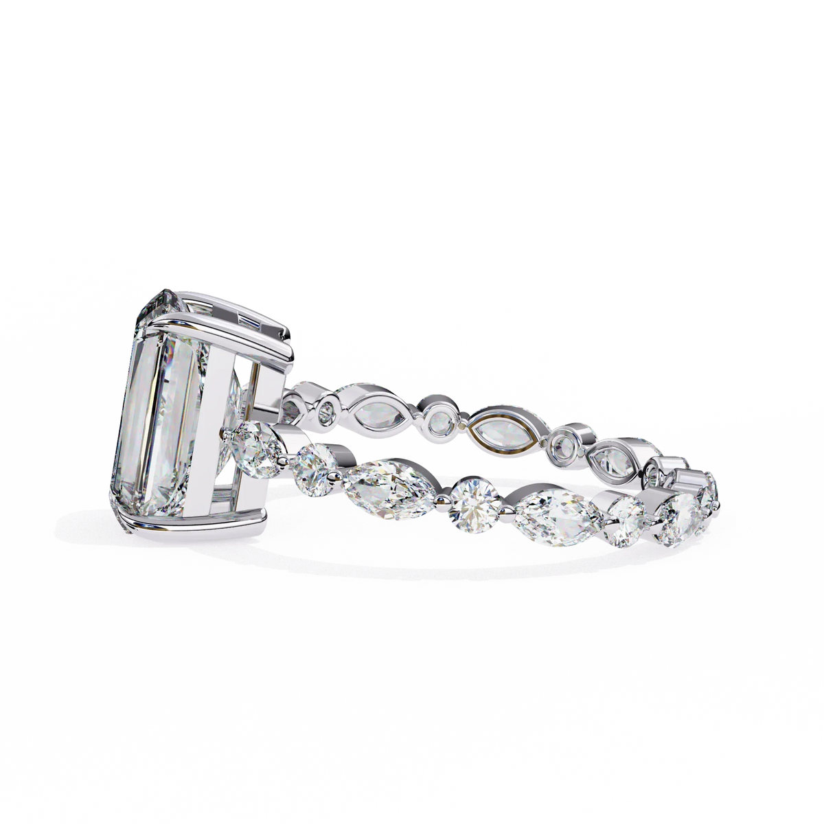 Luxe Prism Radiant Lab Grown Diamond Ring - Ophiratbf