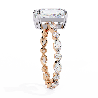 Luxe Prism Radiant Lab Grown Diamond Ring
