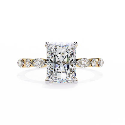 Luxe Prism Radiant Lab Grown Diamond Ring