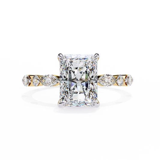 Luxe Prism Radiant Lab Grown Diamond Ring