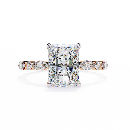 Luxe Prism Radiant Lab Grown Diamond Ring