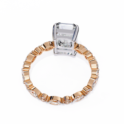Luxe Prism Radiant Lab Grown Diamond Ring