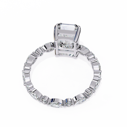 Luxe Prism Radiant Lab Grown Diamond Ring