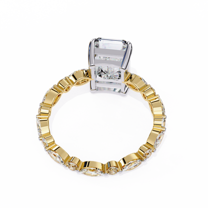 Luxe Prism Radiant Lab Grown Diamond Ring
