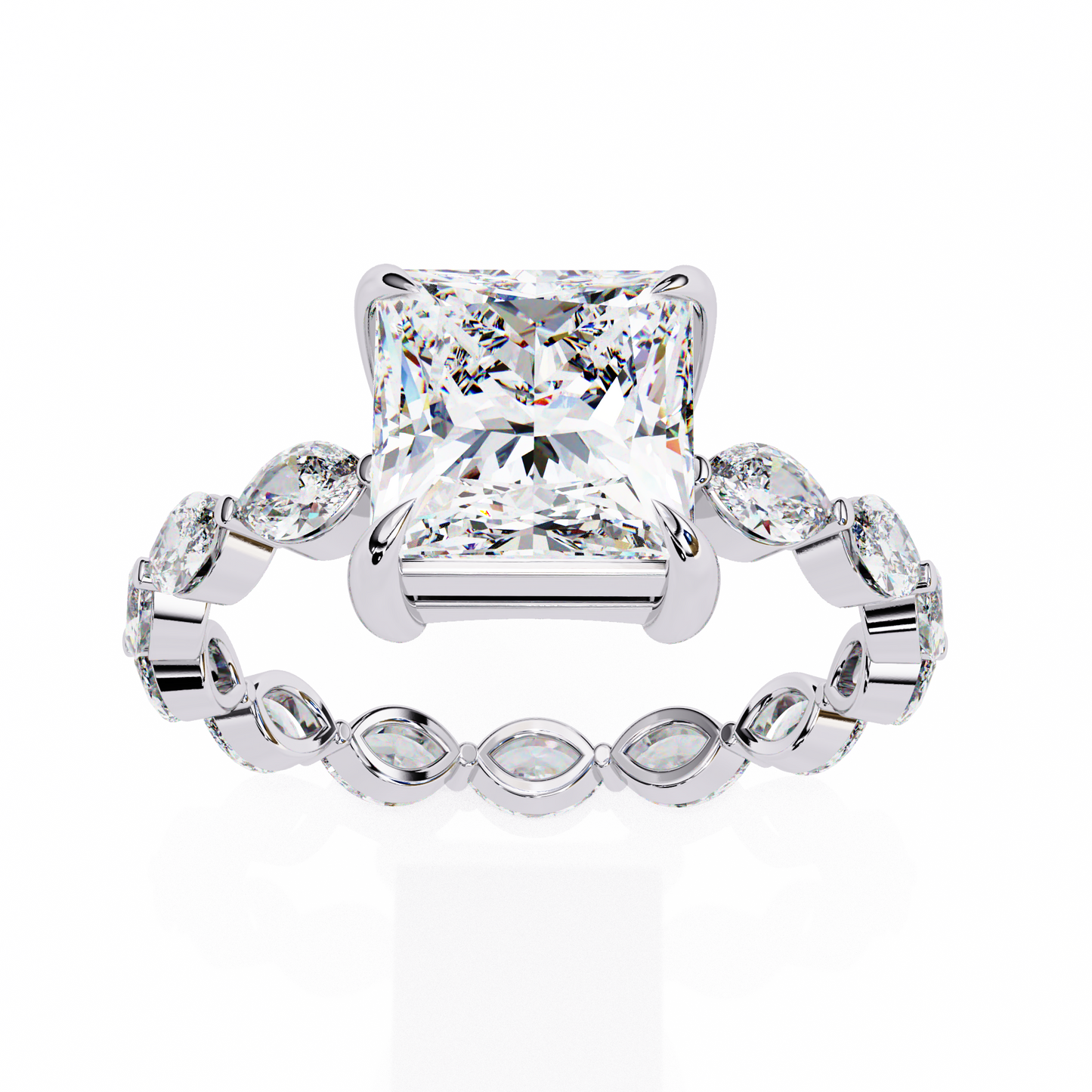 regal marquise princess lab grown diamond ring