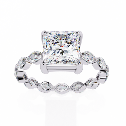 Regal Marquise Princess Lab Grown Diamond Ring