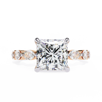 Regal Marquise Princess Lab Grown Diamond Ring - Ophiratbf