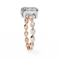 Regal Marquise Princess Lab Grown Diamond Ring - Ophiratbf