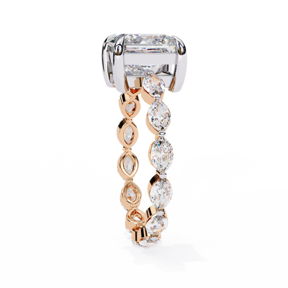Regal Marquise Princess Lab Grown Diamond Ring