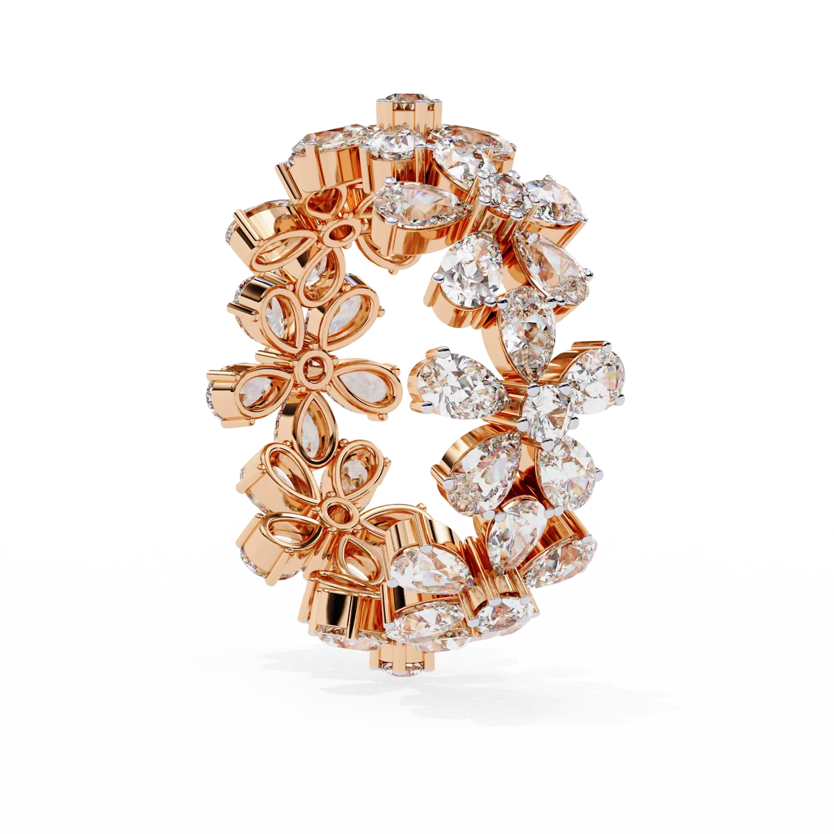 Fleur Royale Lab Grown Diamond Cocktail Ring - Ophiratbf