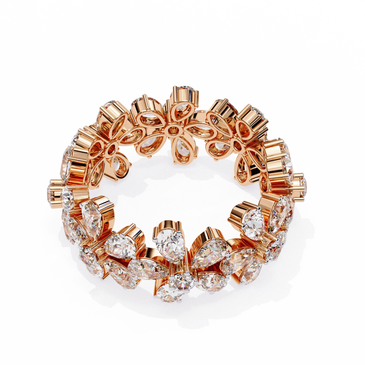 Fleur Royale Lab Grown Diamond Cocktail Ring - Ophiratbf