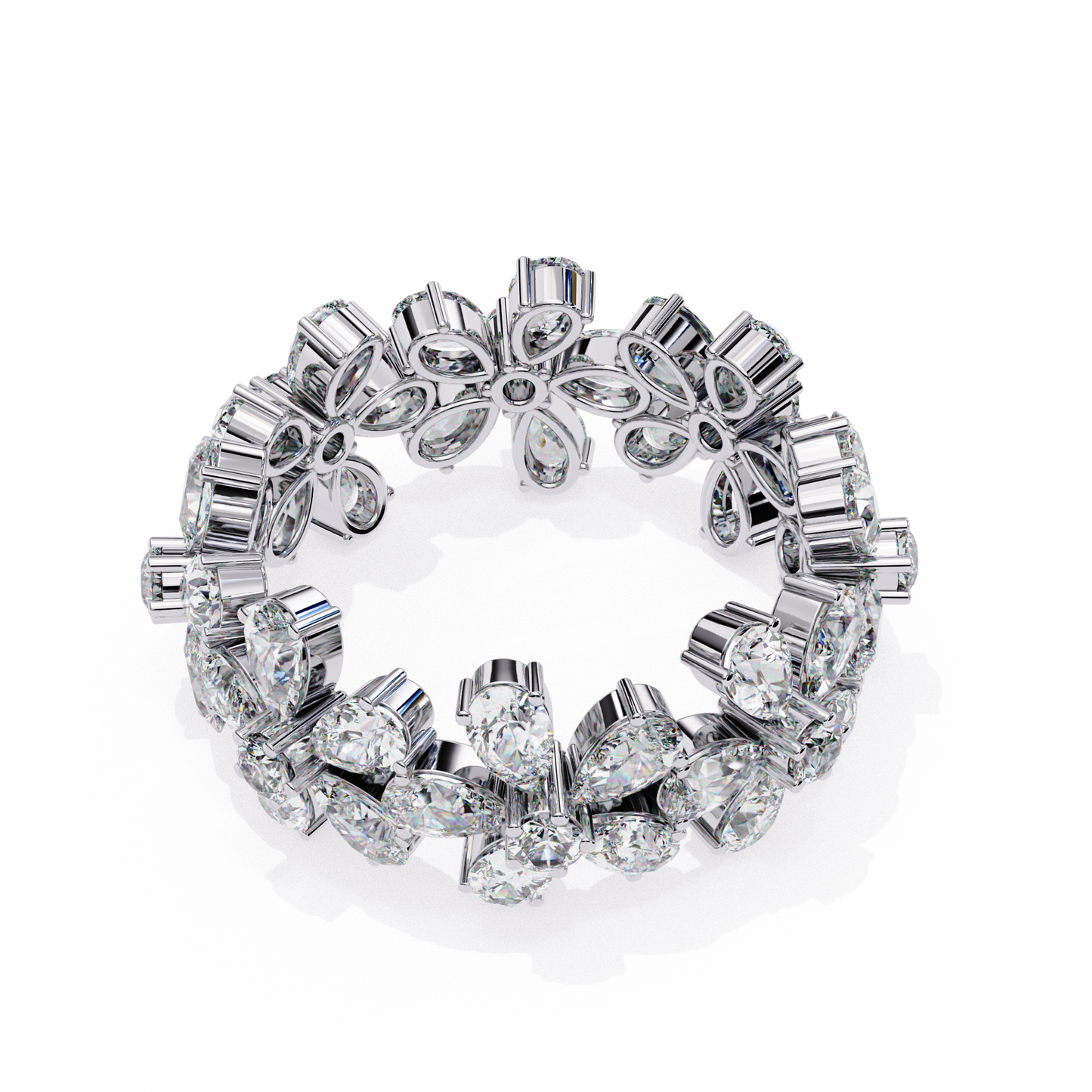 fleur royale lab grown diamond cocktail ring