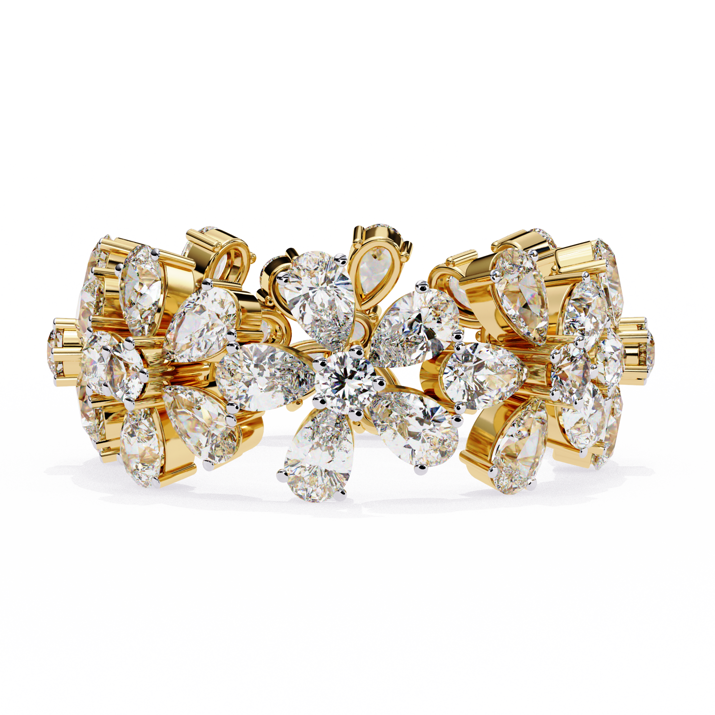 fleur royale lab grown diamond cocktail ring