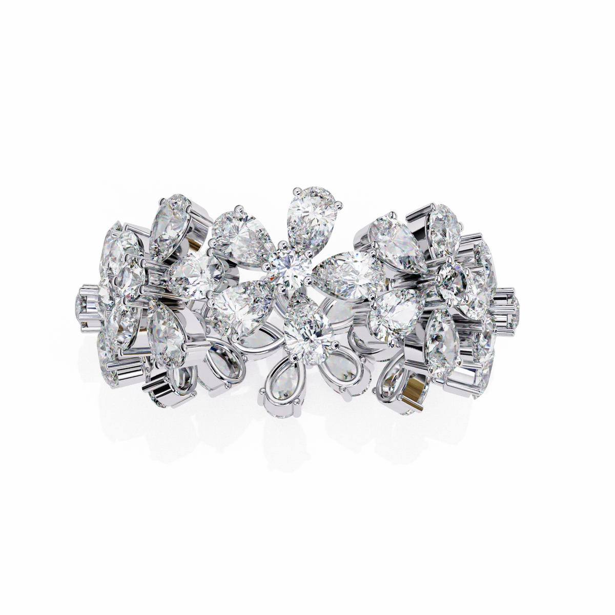 Fleur Royale Lab Grown Diamond Cocktail Ring - Ophiratbf