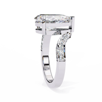 Splendor Crest Pear Lab Grown Diamond Ring - Ophiratbf