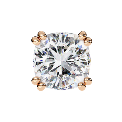Blush Trillion Lab Grown Diamond Studs