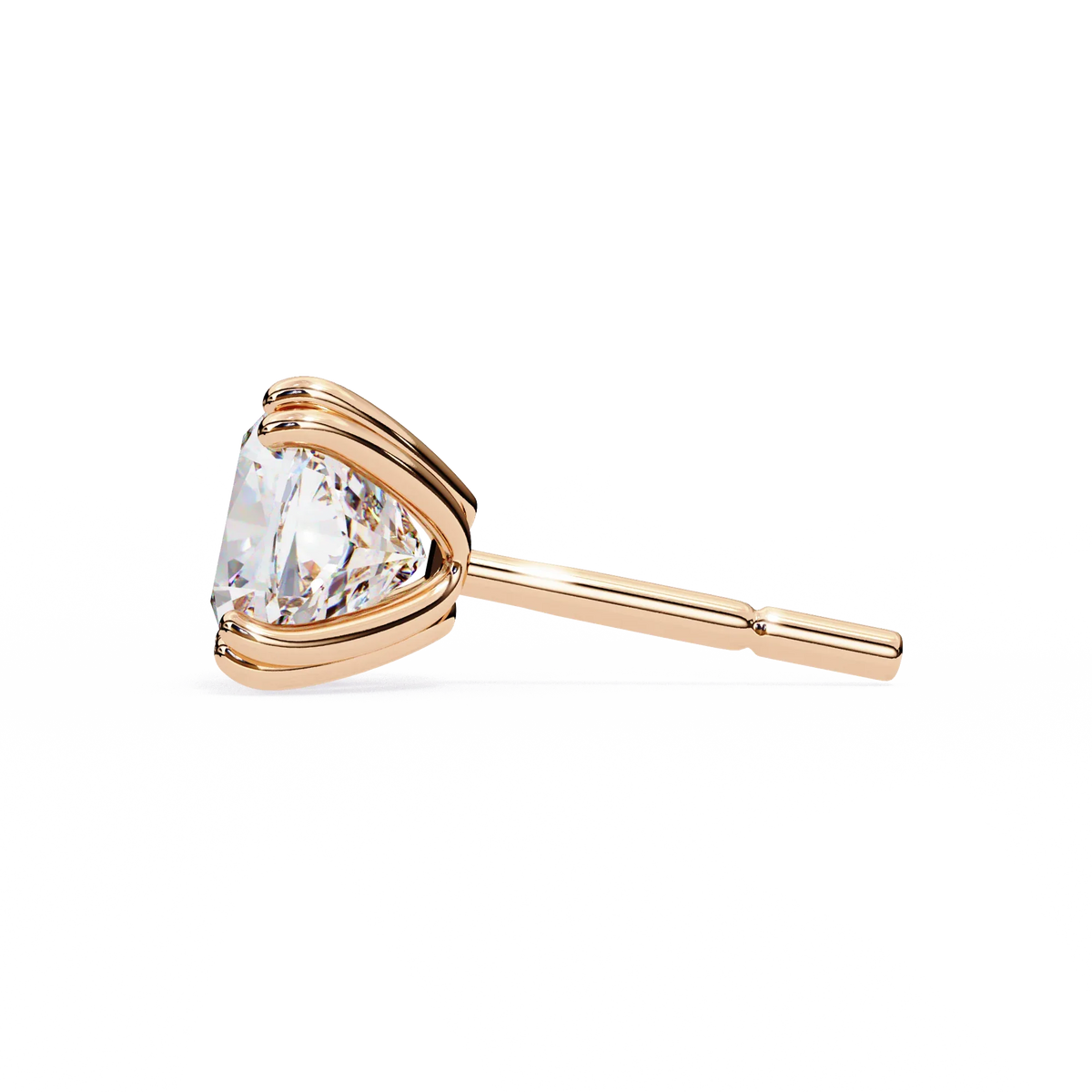 Blush Trillion Lab Grown Diamond Studs - Ophiratbf