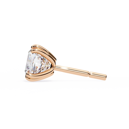 Blush Trillion Lab Grown Diamond Studs