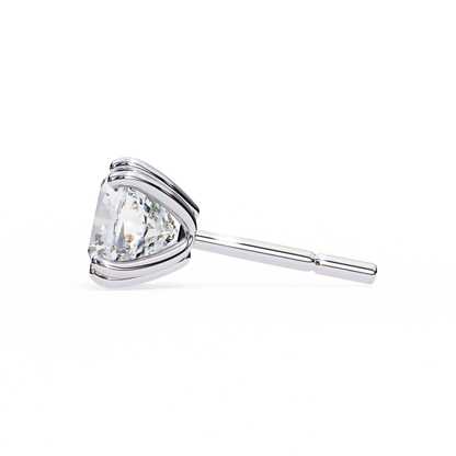 Blush Trillion Lab Grown Diamond Studs