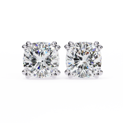 Blush Trillion Lab Grown Diamond Studs