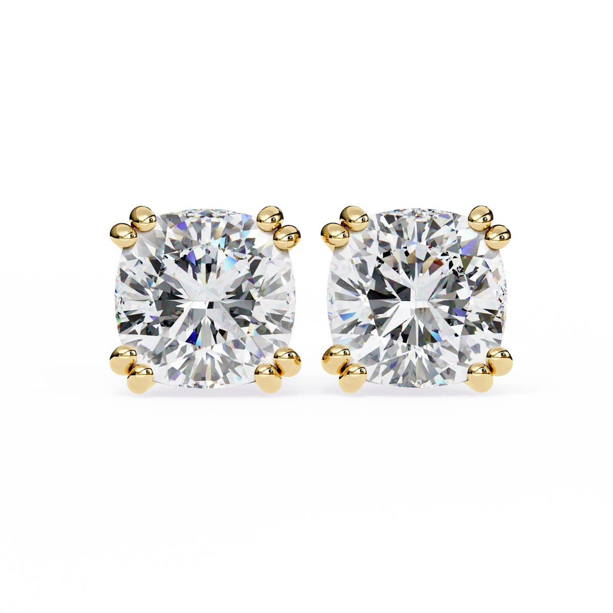 Blush Trillion Lab Grown Diamond Studs - Ophiratbf