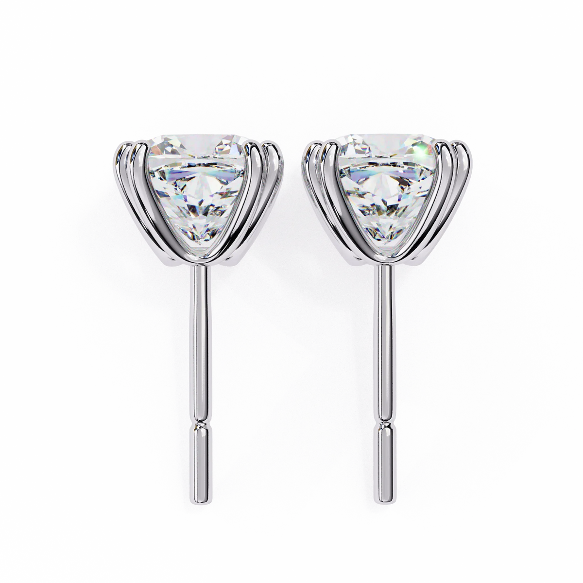 Blush Trillion Lab Grown Diamond Studs - Ophiratbf