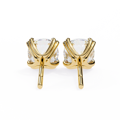 Blush Trillion Lab Grown Diamond Studs