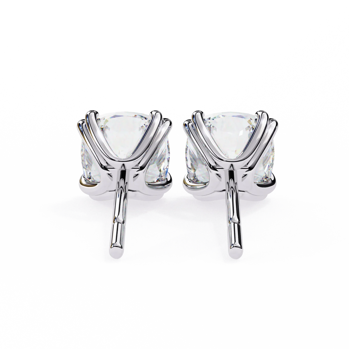 Blush Trillion Lab Grown Diamond Studs - Ophiratbf