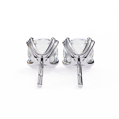 Blush Trillion Lab Grown Diamond Studs