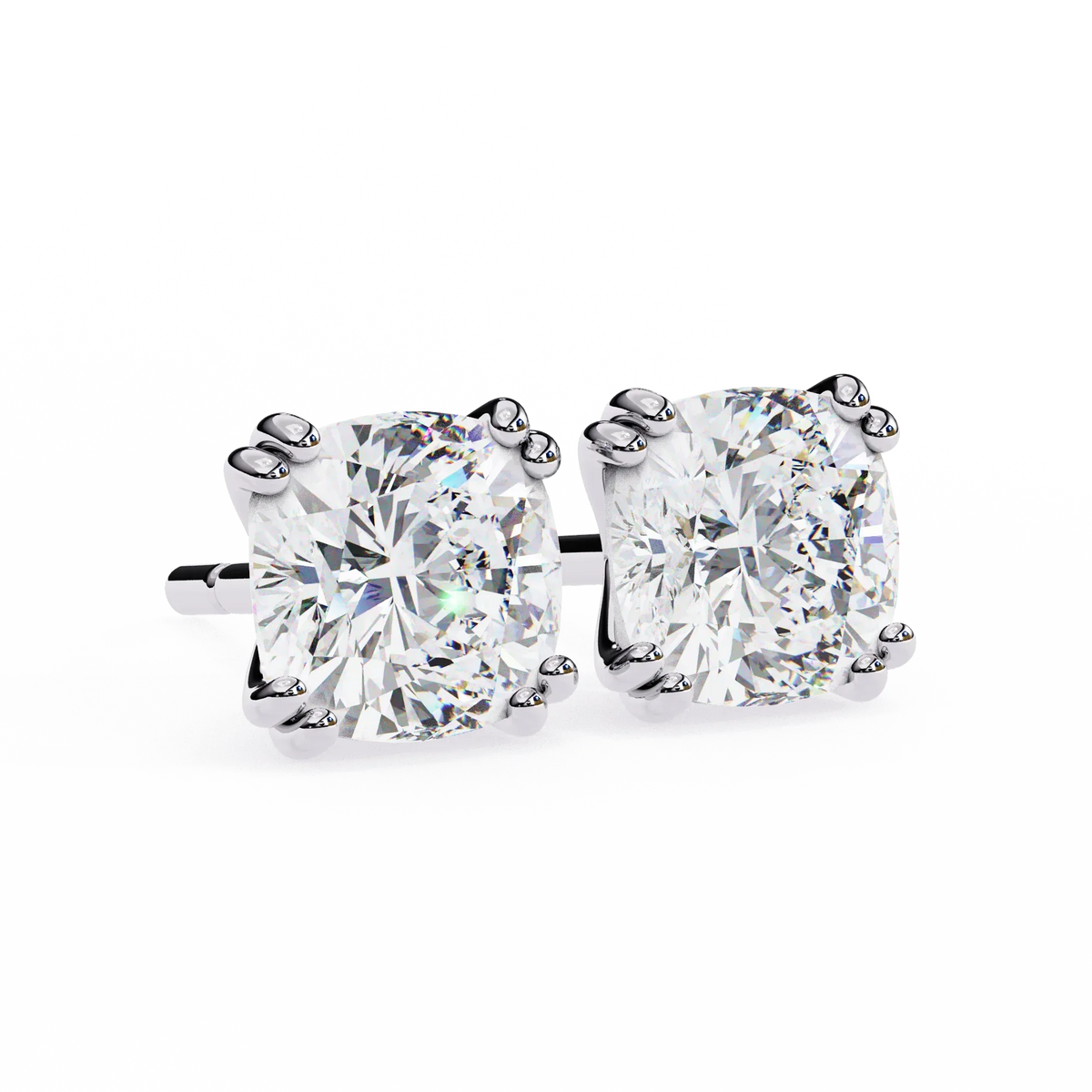 Blush Trillion Lab Grown Diamond Studs - Ophiratbf