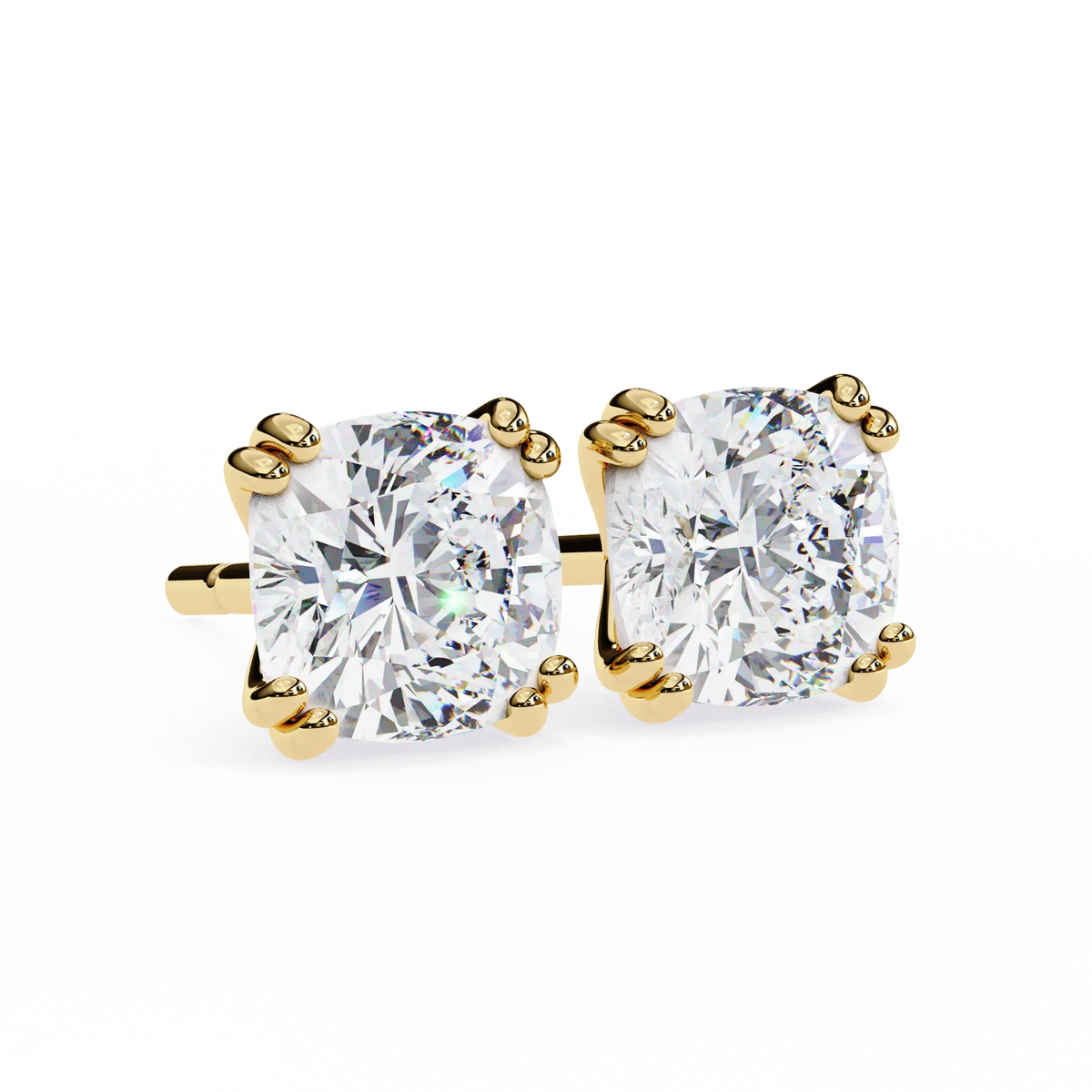 Blush Trillion Lab Grown Diamond Studs - Ophiratbf